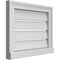 Ekena Millwork Vertical Surface Mount PVC Gable Vent: Functional, w/ 2"W x 2"P Brickmould Sill Frame, 20"W x 16"H GVPVE20X1603SF - alternate 2